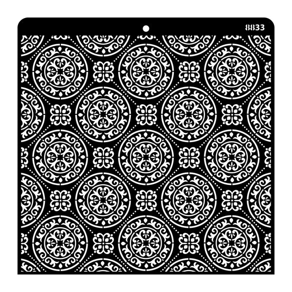 iCraft Home Decor Stencil-8833