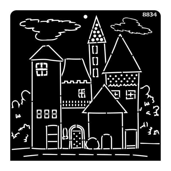 iCraft Home Decor Stencil-8834