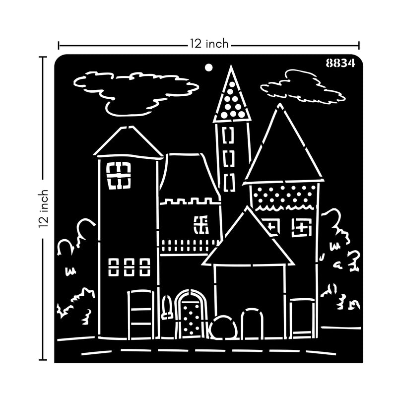 iCraft Home Decor Stencil-8834