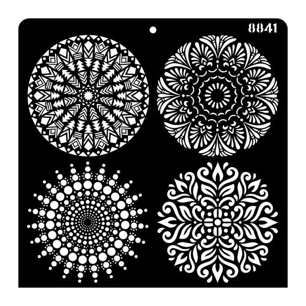 iCraft Home Decor Stencil-8841