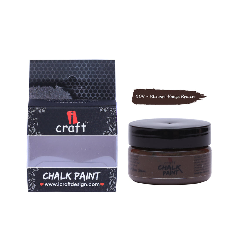 iCraft Chalk Paint -Stewart House Brown, 50ml