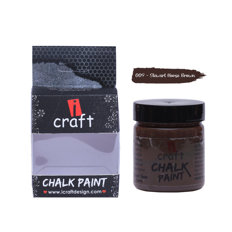 iCraft Chalk Paint -Stewart House Brown, 100ml