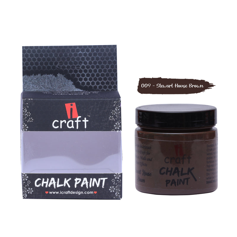 iCraft Chalk Paint -Stewart House Brown, 250ml