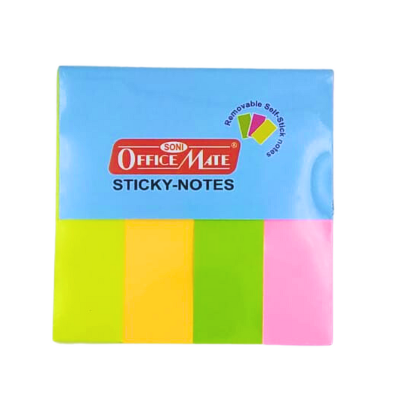 100Sheets/Pack Colorful Fluorescence Index Sticky Notes Creative Office  School Memo Pads Notepad Notes Self-Adhesive