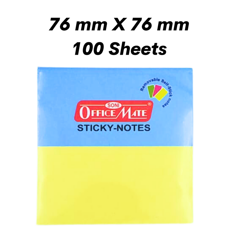 Fan-Folded Self-Stick Pop-Up Note Pads, 3 x 3, Assorted Pastel Colors,  100 Sheets/Pad, 12 Pads/Pack - Office Express Office Products