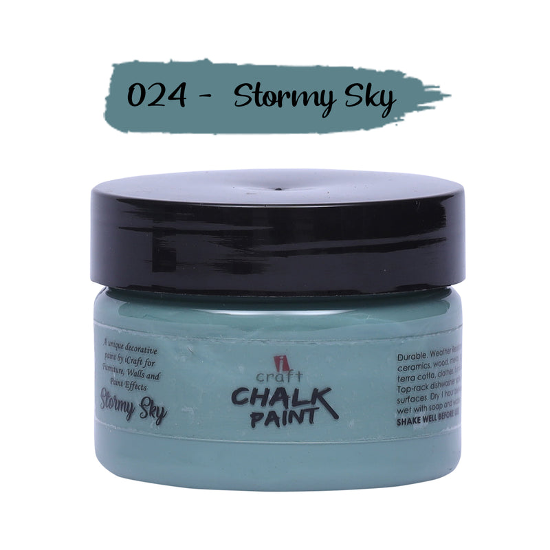 iCraft Chalk Paint -Stormy Sky, 50ml