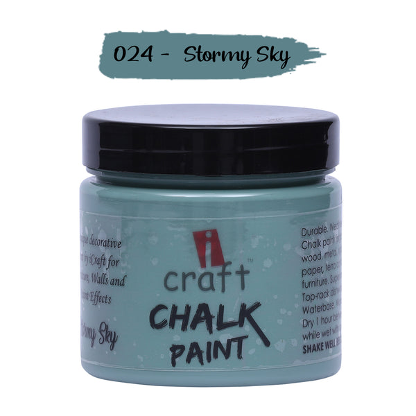 iCraft Chalk Paint -Stormy Sky, 250ml