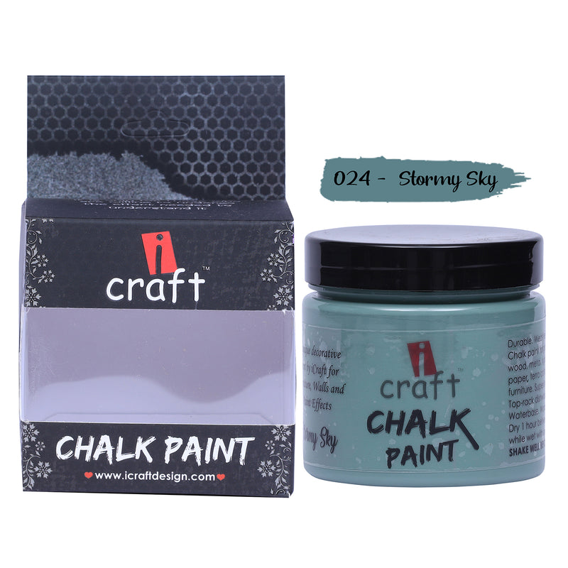 iCraft Chalk Paint -Stormy Sky, 250ml