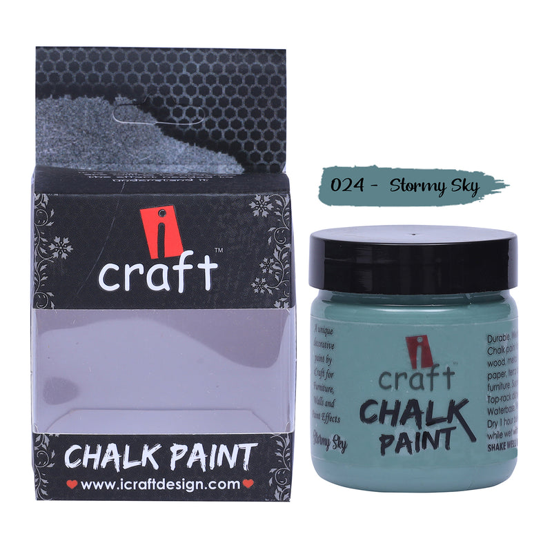 iCraft Chalk Paint -Stormy Sky, 100ml