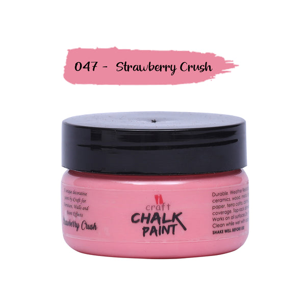 iCraft Chalk Paint -Strawberry Crush, 50 ml
