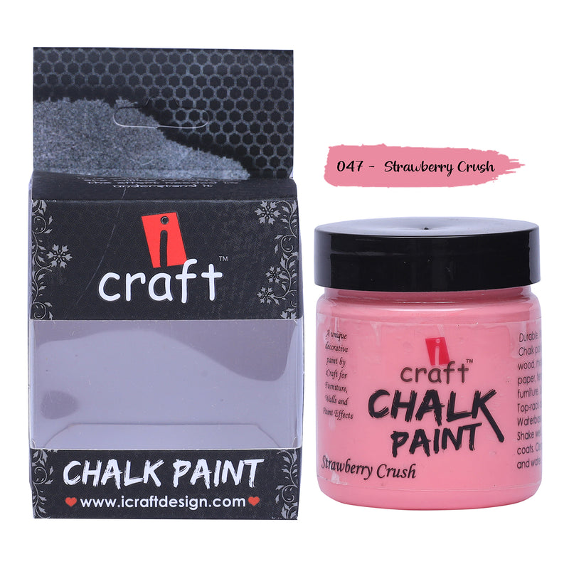 iCraft Chalk Paint -Strawberry Crush, 100 ml