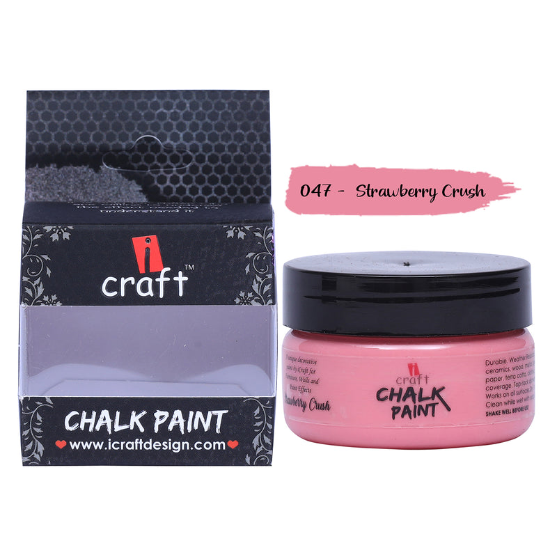 iCraft Chalk Paint -Strawberry Crush, 50 ml