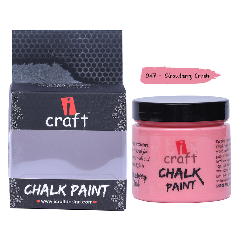 iCraft Chalk Paint -Strawberry Crush, 250 ml