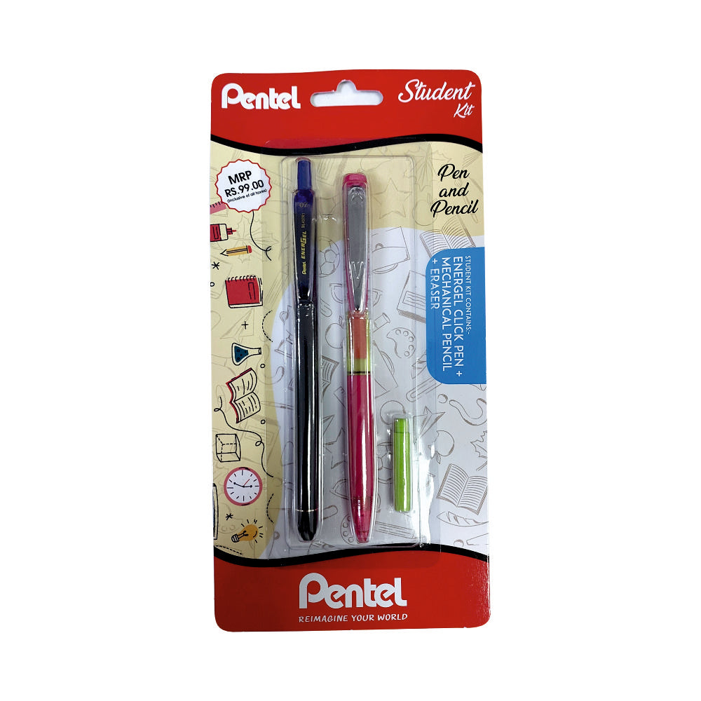 PENTEL STUDENT KIT BLISTER CARD