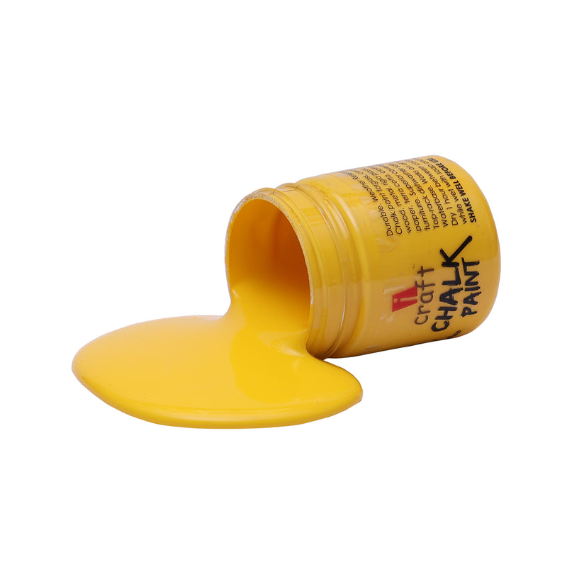 iCraft Chalk Paint -Sunny Yellow, 100ml
