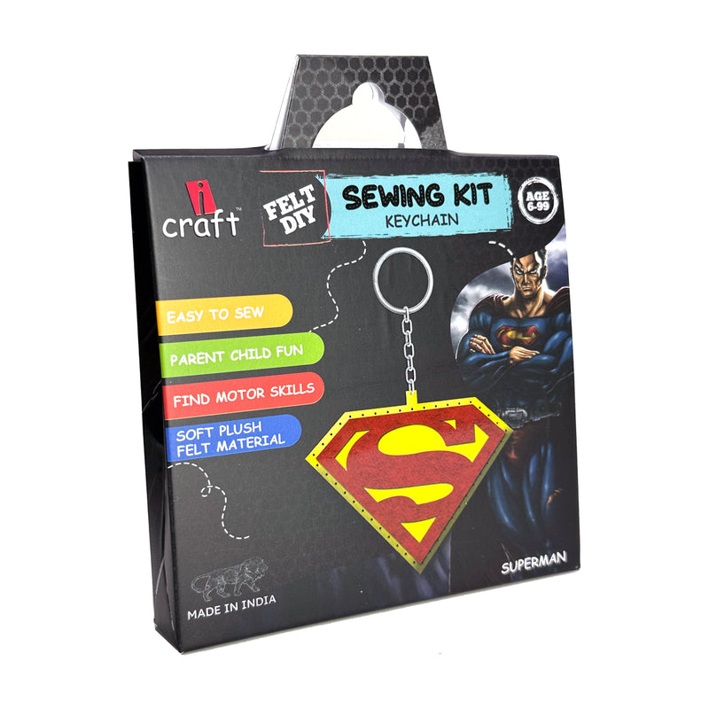 iCraft Felt Keychain-Superman