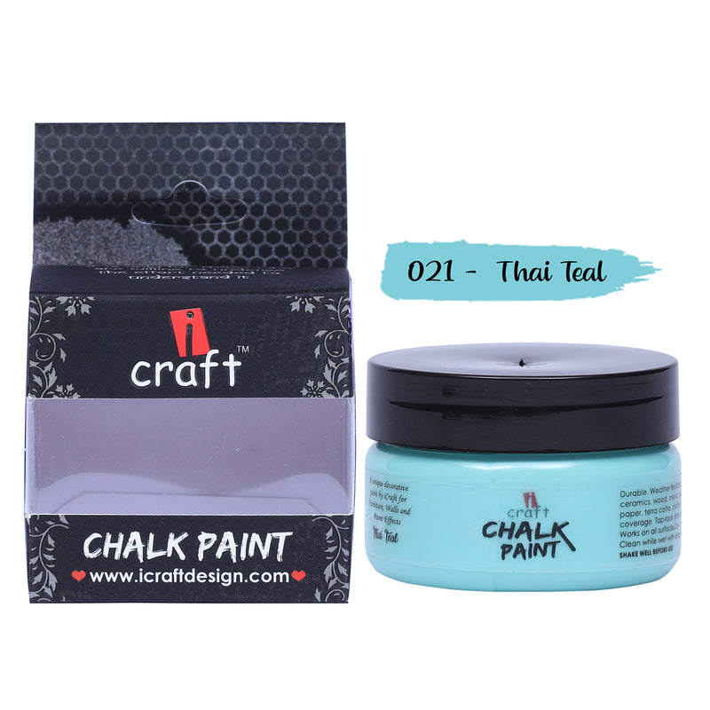 iCraft Chalk Paint -Thai Teal, 50ml