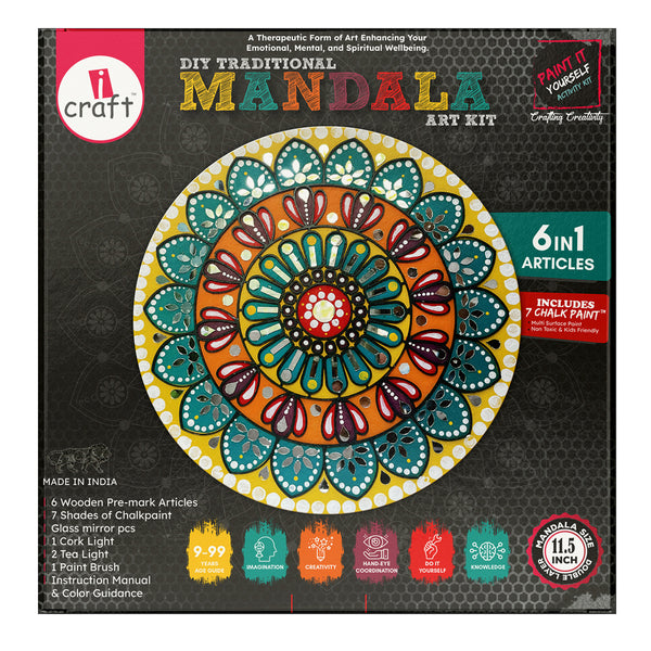 iCraft DIY Traditional Mandala Kit