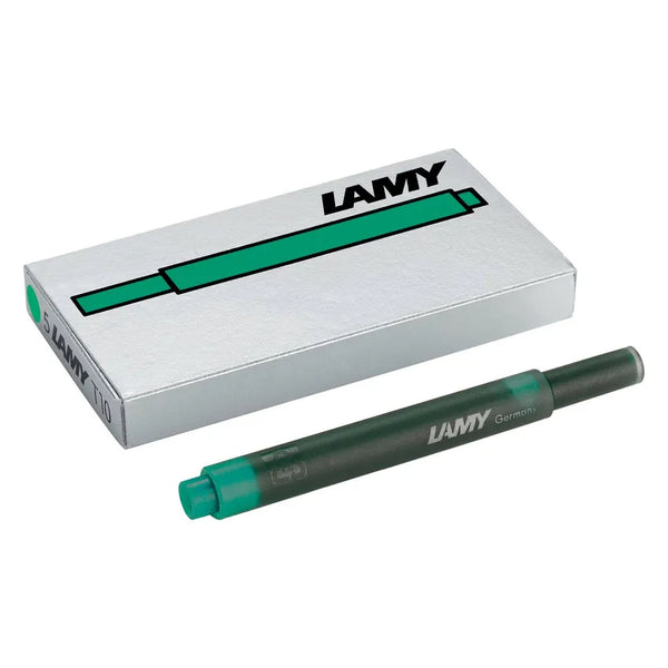 Lamy T10 Ink Cartridges Pack Of 5 Green