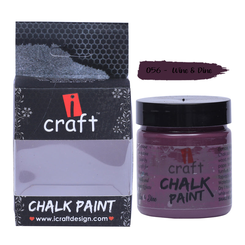 iCraft Chalk Paint -Wine & Dine ,100 ml