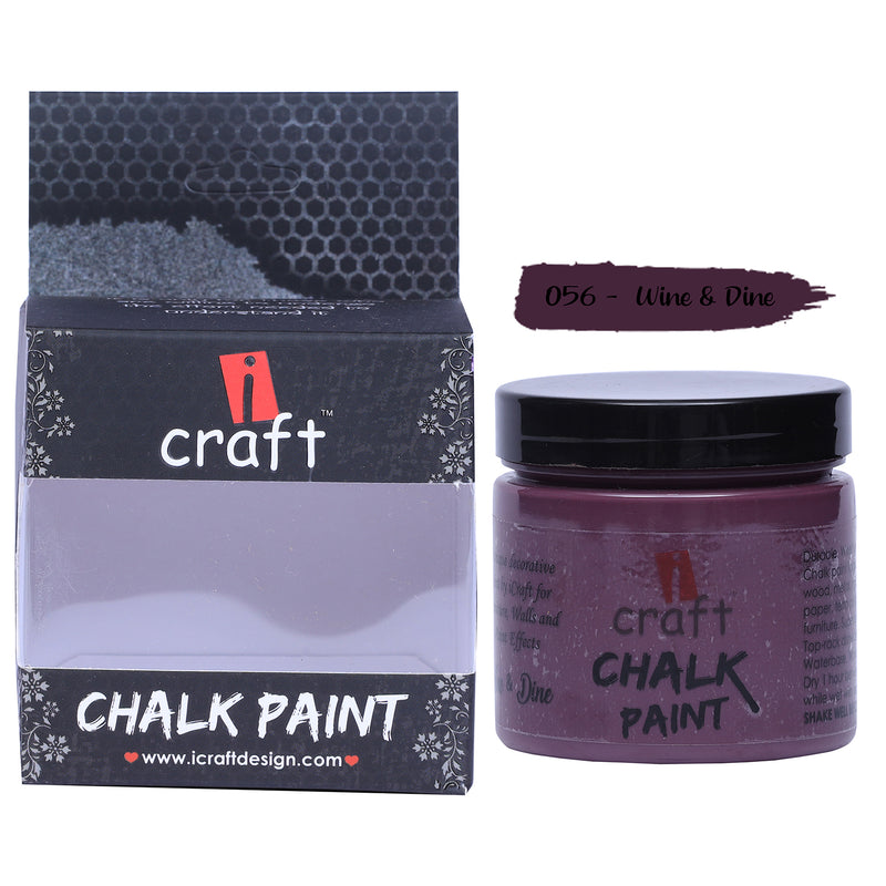 iCraft Chalk Paint -Wine & Dine, 250 ml