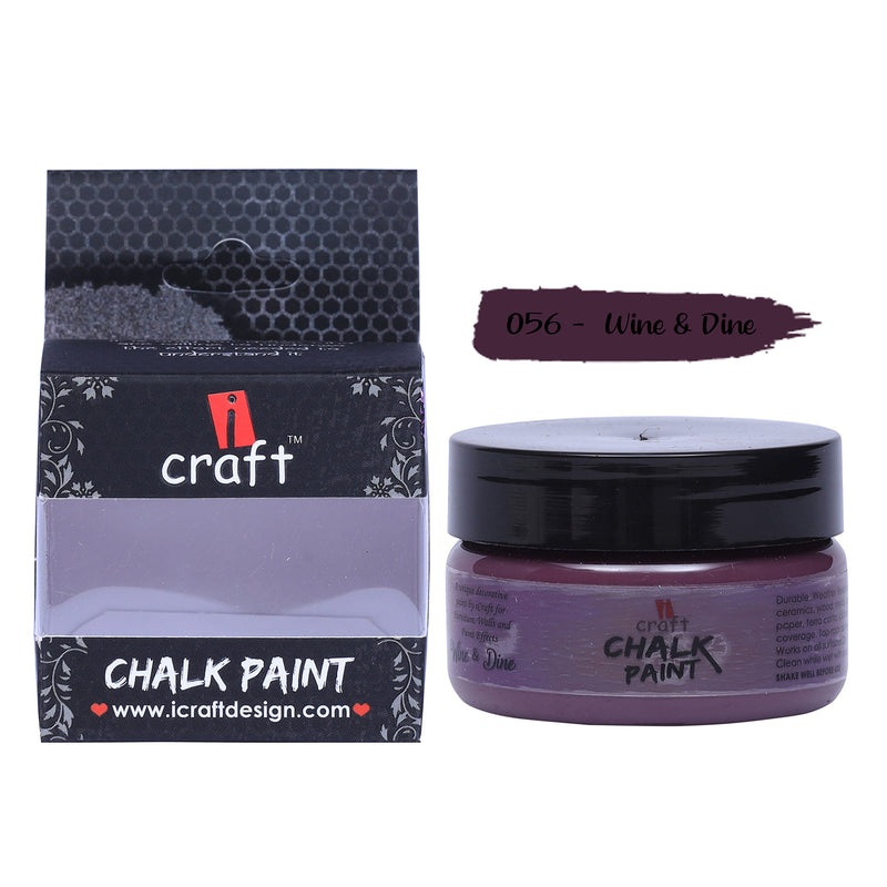 iCraft Chalk Paint -Wine & Dine , 50 ml