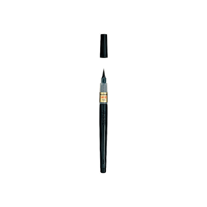 PENTEL XFL2L COLOUR BRUSH MEDIUM POINT -BLACK