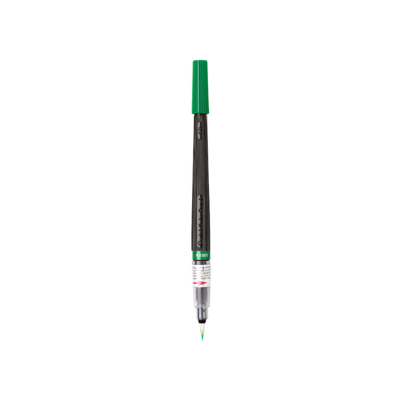 PENTEL XGFL COLOUR BRUSH PEN - GREEN (104X D)