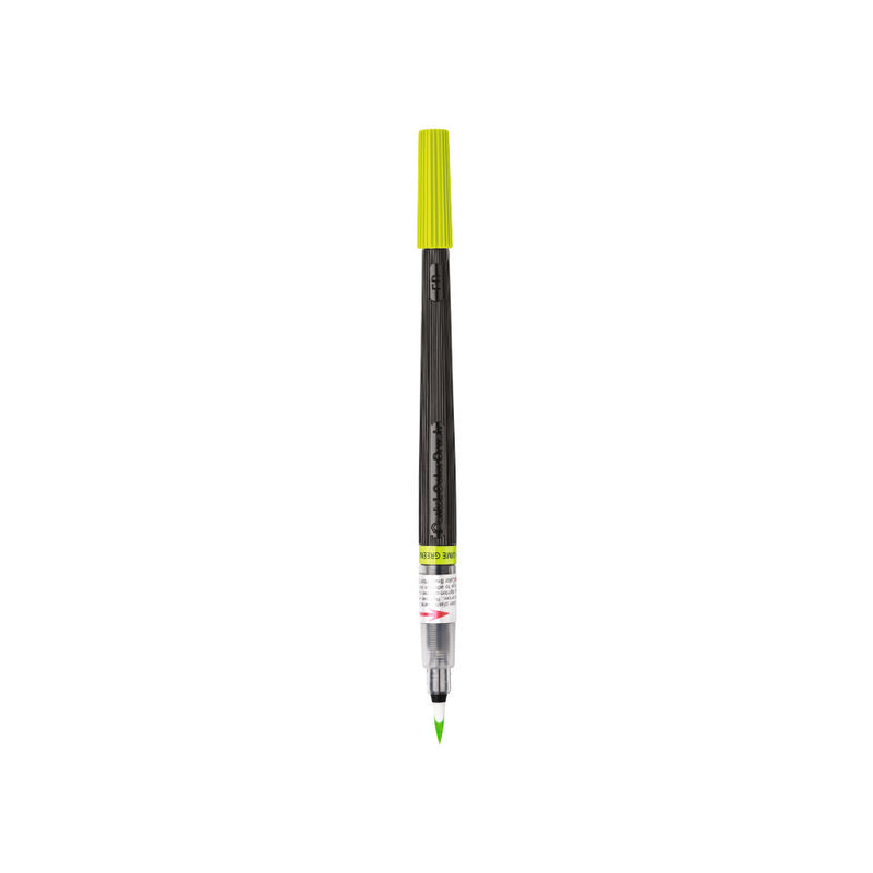 PENTEL XGFL COLOUR BRUSH PEN - LIME GREEN (164X)