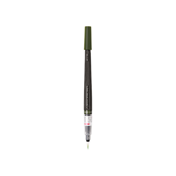 PENTEL XGFL COLOUR BRUSH PEN - OLIVE GREEN (115X)