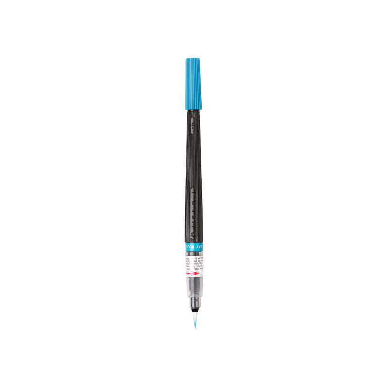 PENTEL XGFL COLOUR BRUSH PEN - SKY BLUE (110X S)