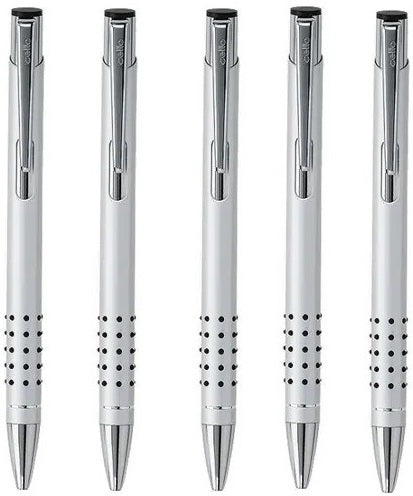 Cello Accugrip Ball Pen (Pack of 5, Ink Color - Blue)