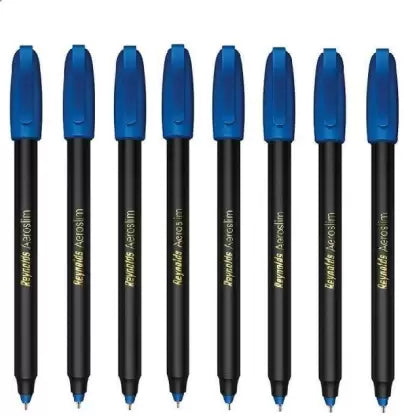 Reynolds Aeroslim Ball Pen (Pack of 10, Ink Color - Blue)