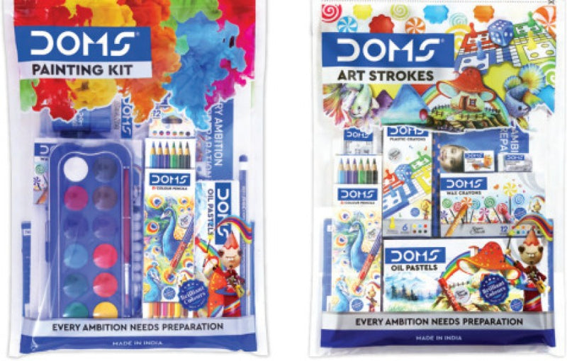 DOMS ART STROKES+PAINTING KIT