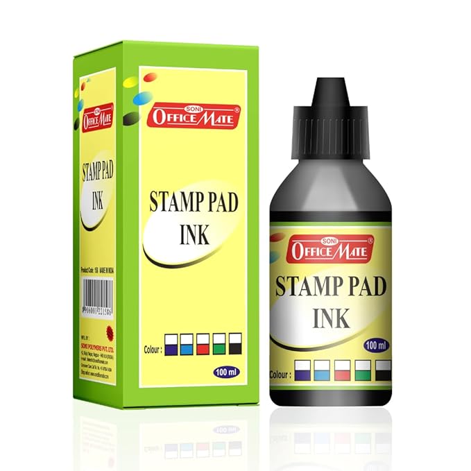 Soni Officemate Stamp Pad Ink 100 ml