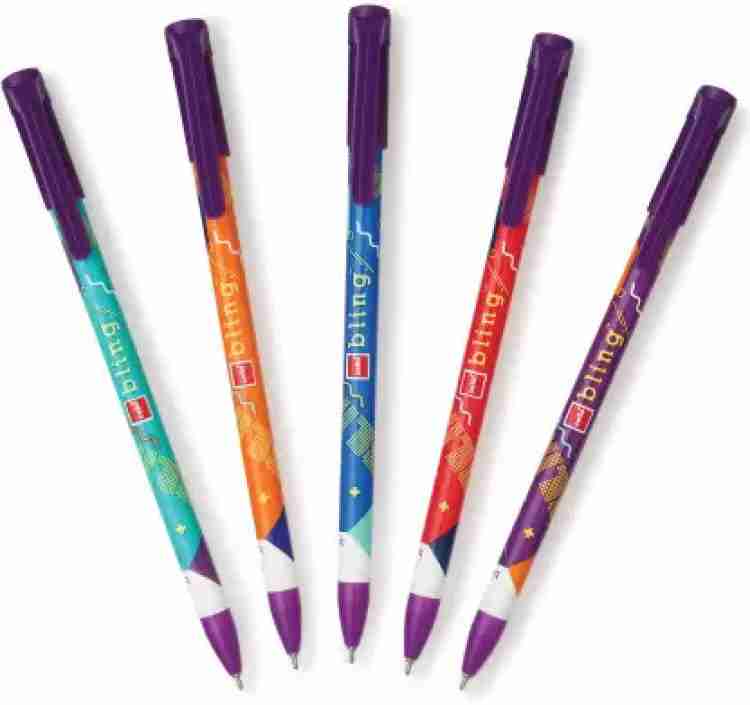 Cello Bling Ball Pen (Pack of 25, Ink Color - Blue)