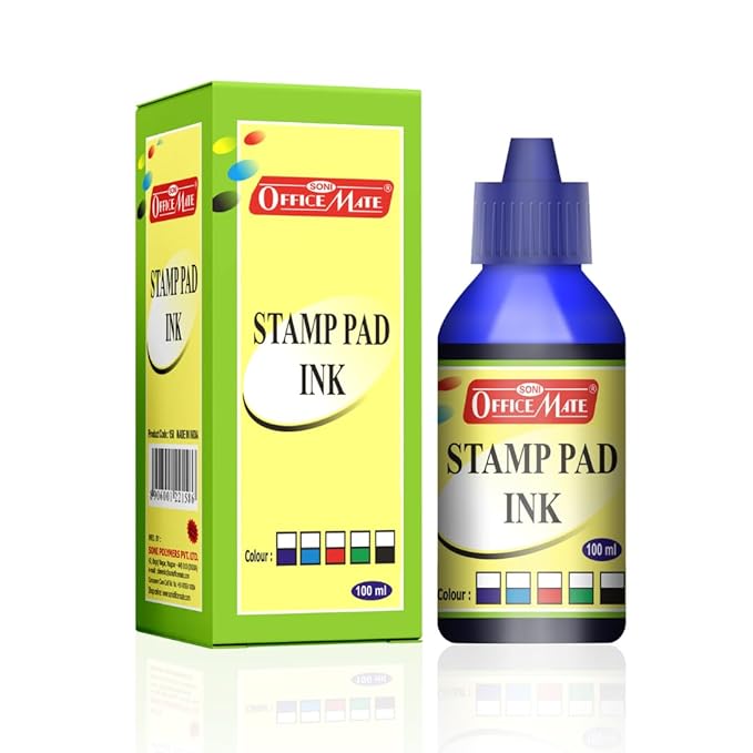 Soni Officemate Stamp Pad Ink 100 ml