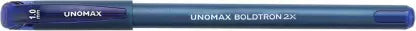 UNOMAX Boldtron 2X 1.0MM Blue Ball Pen (Pack of 30, Ink Color - Blue)