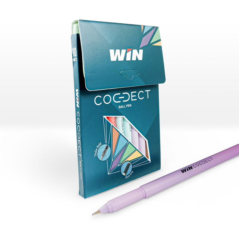 WIN Connect Ball Pens | 10 Blue Pens | 0.7 mm Diamond Cut Tip | Comfortable Grip | Jumbo Refills | Students, Exams Uses | Smooth Writing | Long Lasting Pens | Stationery Set | Ideal for School, Office & Business | Premium