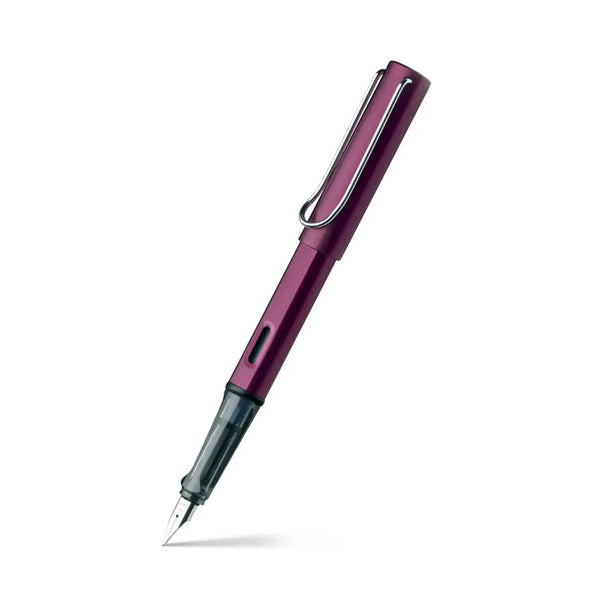 Lamy Al-Star 029 Fountain Pen Fine Purple With Chrome Metal Clip