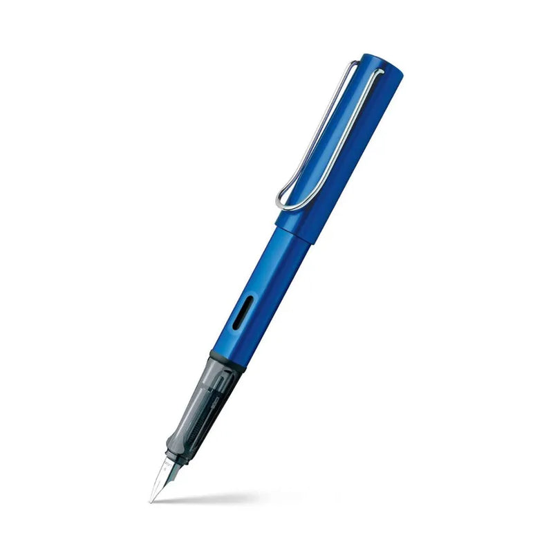 Lamy Al-Star A028 Fountain Pen Medium Blue Ocean With Chrome Metal Clip