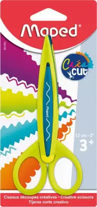 Maped Craft Crea Cut Single Blade Blister Scissors (Set of 1, Multicolor)