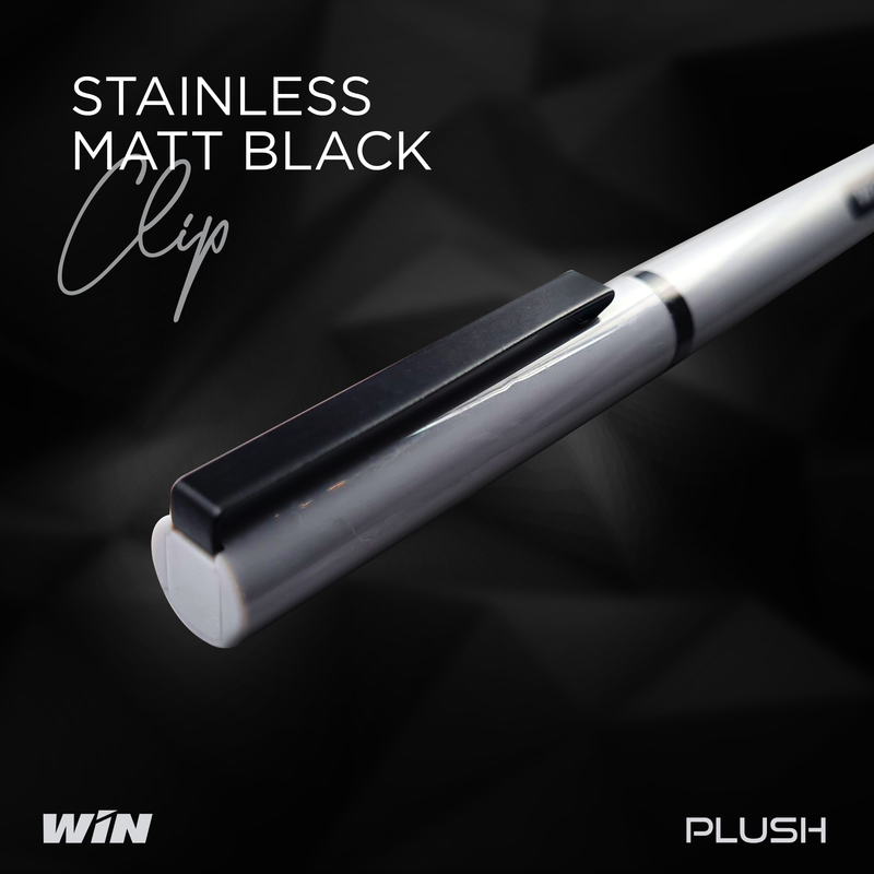 WIN Plush Ball Pens | 10 Black Pens | Ball Pens for Students | 0.7 mm Tip | Comfortable for Writing | Stationery Items | Ideal for School, Business & Office Use | Premium