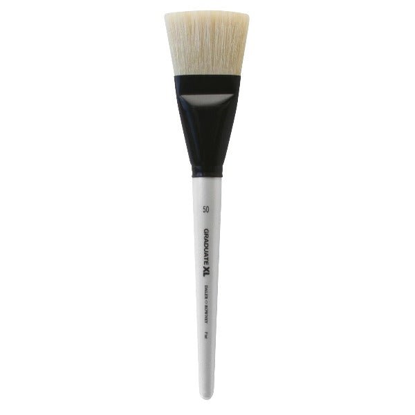 Daler Rowney Graduate XL Natural White Bristle Flat Brush Size 50