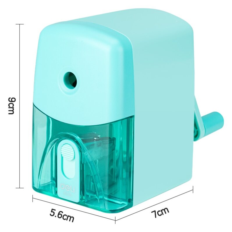 Deli W0635 Rotary Pencil Sharpener (Assorted, Pack of 1)
