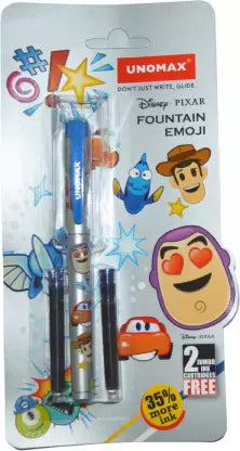 UNOMAX Disney Pixar Fountain Pen (Ink Color - Blue)