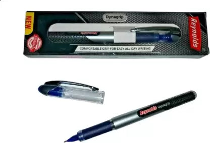 Reynolds Dynagrip Roller Ball Pen (Pack of 5, Ink Color - Blue)