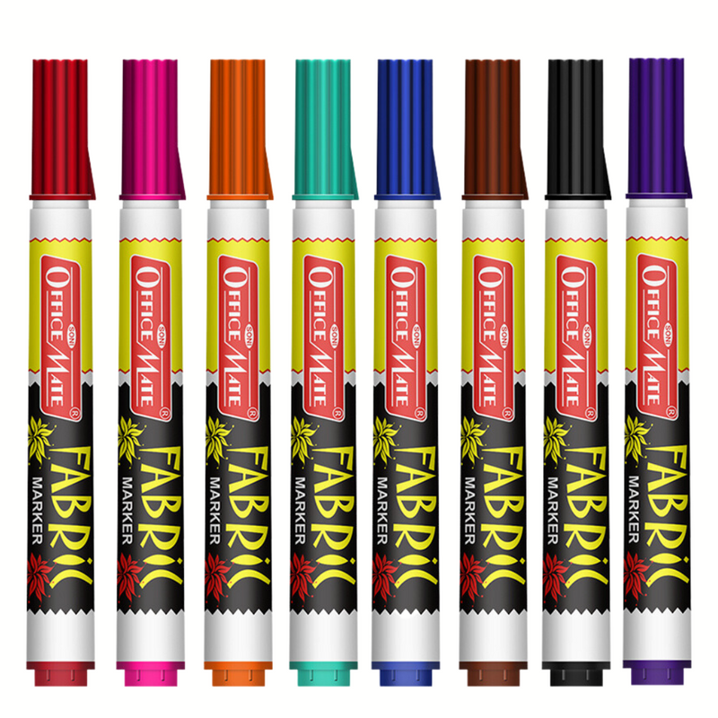 Soni Officemate Fabric Markers in PP Box (Pack of 8)