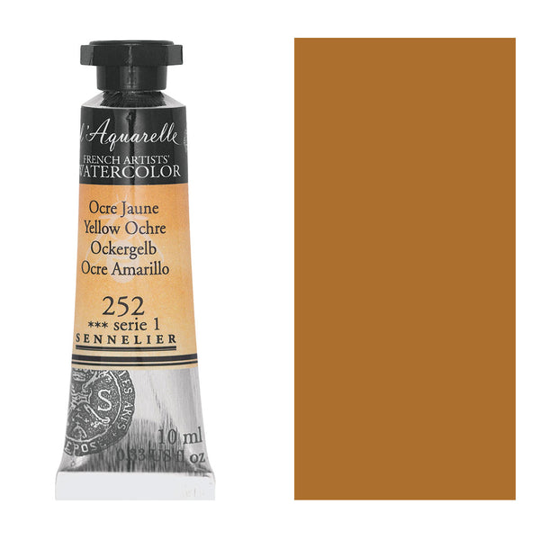 Sennelier l'Aquarelle French Artists' Watercolor 10 ML Yellow Ochre