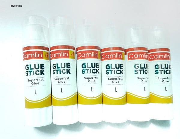 Camlin Glue Stick (Set of 6, Multicolor)